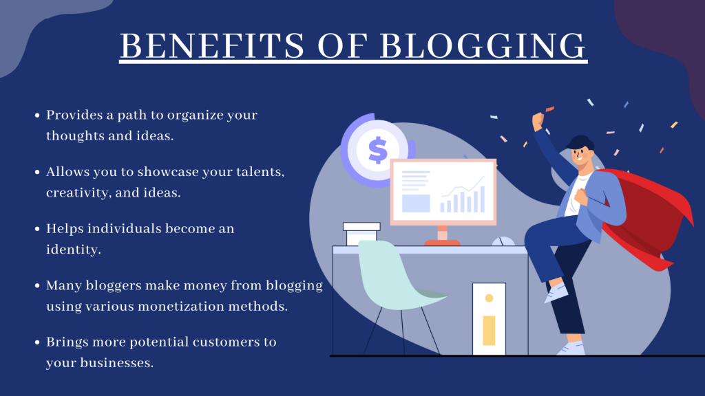 What are the benefits of blogging